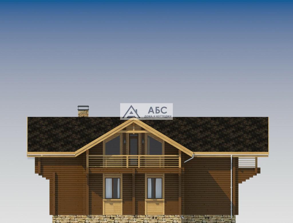 Проект одноэтажного дома «Оригами-9» из бруса - 8