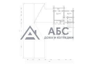 Проект одноэтажного дома «Аль Таяр» с бассейном из бревна - 4