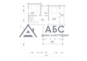 Проект одноэтажного дома «Венге» из бруса - 4