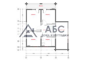 Проект одноэтажного дома «Лотос» из бруса - 4