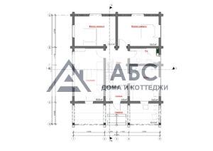Проект одноэтажного дома «Апрель» из бревна - 3