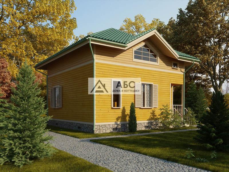 Проект одноэтажного дома «Ромашково» из бруса - 5