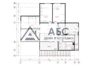 Проект одноэтажного дома «Оригами-4» из бруса - 4