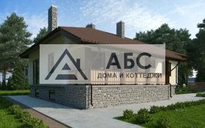 Проект одноэтажного коттеджа «Волчок» из газобетона - 8