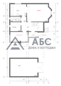 Проект двухэтажного дома «Уголок-М5» из бруса - 3