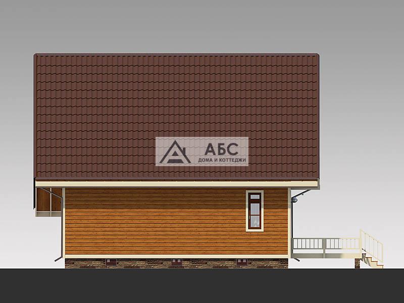 Проект одноэтажного дома «Скрипка» из бруса - 9