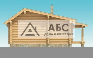 Проект одноэтажной бани «Кузьмич» из бревна - 7