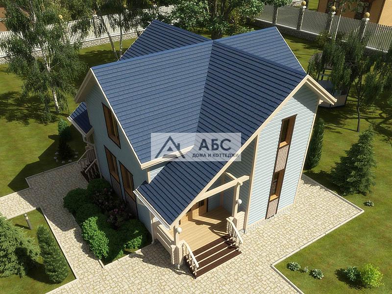 Проект одноэтажного дома «Аскет» из бруса - 13
