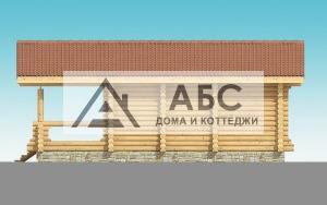 Проект одноэтажной бани «Янтарная» из бревна - 7