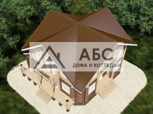 Проект двухэтажного дома «Сказка» из бревна - 12