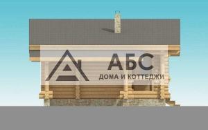 Проект одноэтажной бани «Кузьмич» из бревна - 4