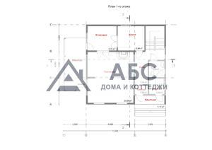 Проект одноэтажного каркасного дома «Офелия2» - 3