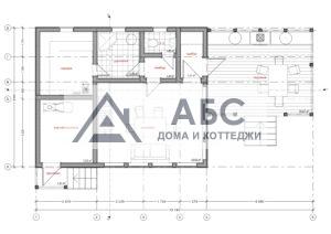 Проект одноэтажной каркасной бани «Баня Суоми» - 3