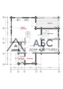 Проект одноэтажной бани «У Кузьмича» из бревна - 3