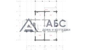 Проект одноэтажного дома «Есеник-2» из бревна - 4