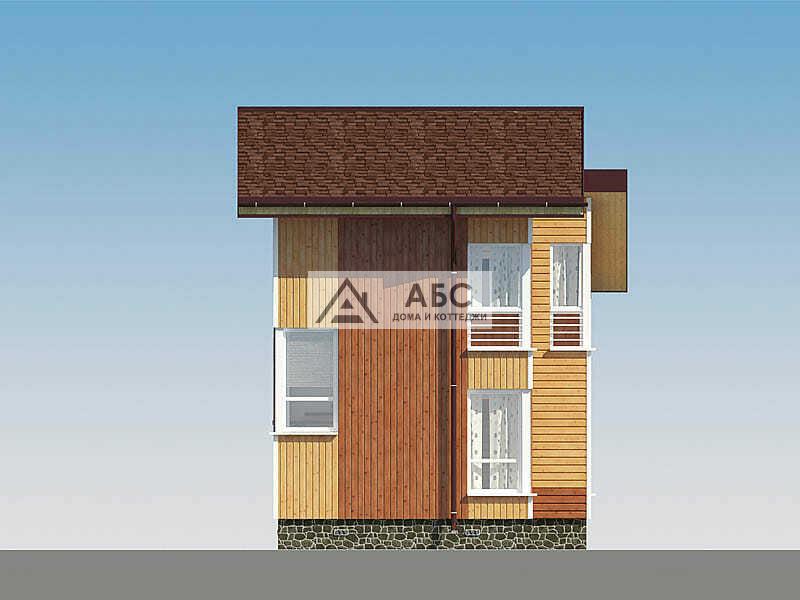 Проект одноэтажного дома «Свеча-1» из бруса - 11