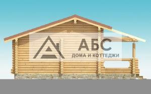 Проект одноэтажной бани «Капелька» из бревна - 5