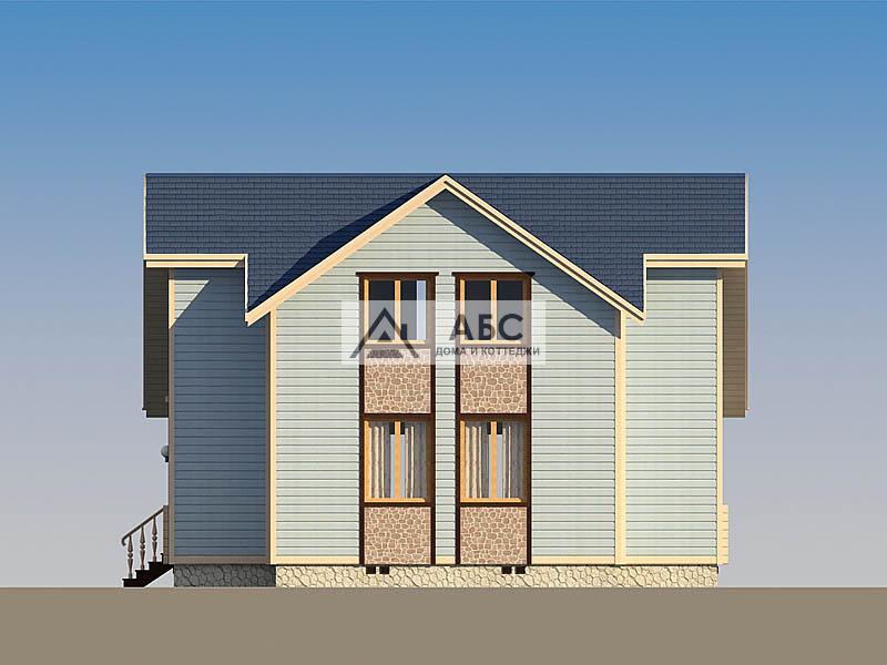Проект одноэтажного дома «Аскет» из бруса - 8