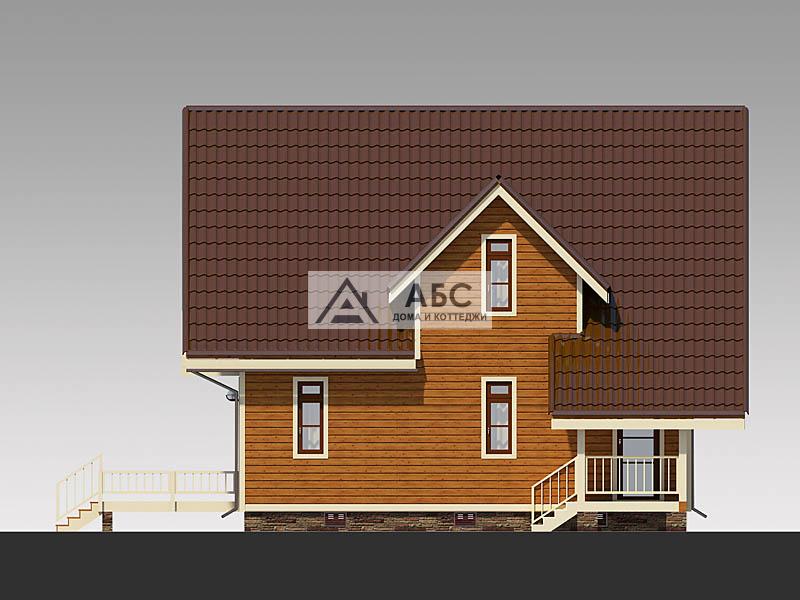 Проект одноэтажного дома «Скрипка» из бруса - 11
