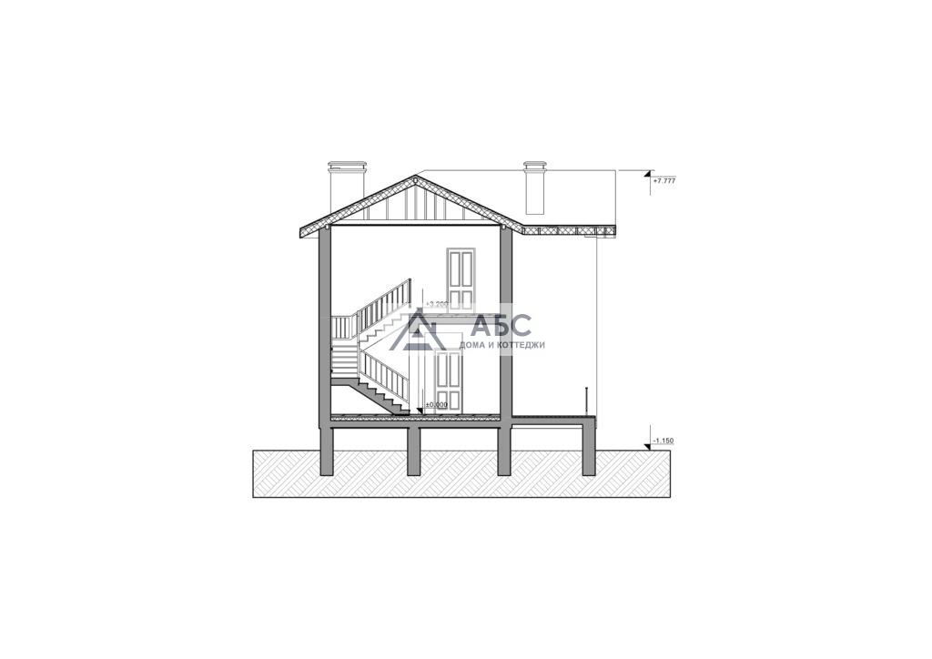 Проект двухэтажного коттеджа «Аэлита» из газобетона - 5