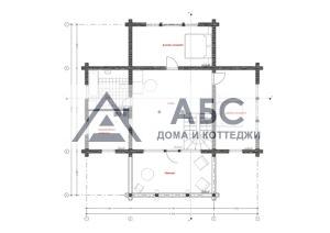 Проект одноэтажного дома «Романово-1» из бревна - 4