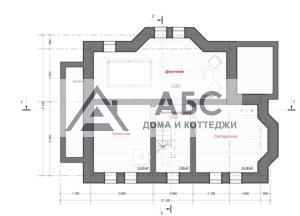 Проект одноэтажного коттеджа » Парус» из газобетона - 5