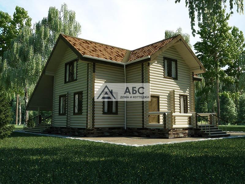 Проект одноэтажного дома «Корниловский» из бревна - 6