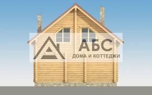 Проект одноэтажной бани «Русский пар» из бревна - 9