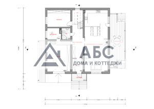 Проект двухэтажного коттеджа «Шафран КД» из газобетона - 3