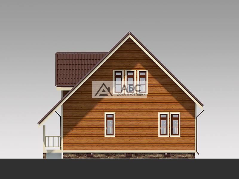 Проект одноэтажного дома «Скрипка» из бруса - 10