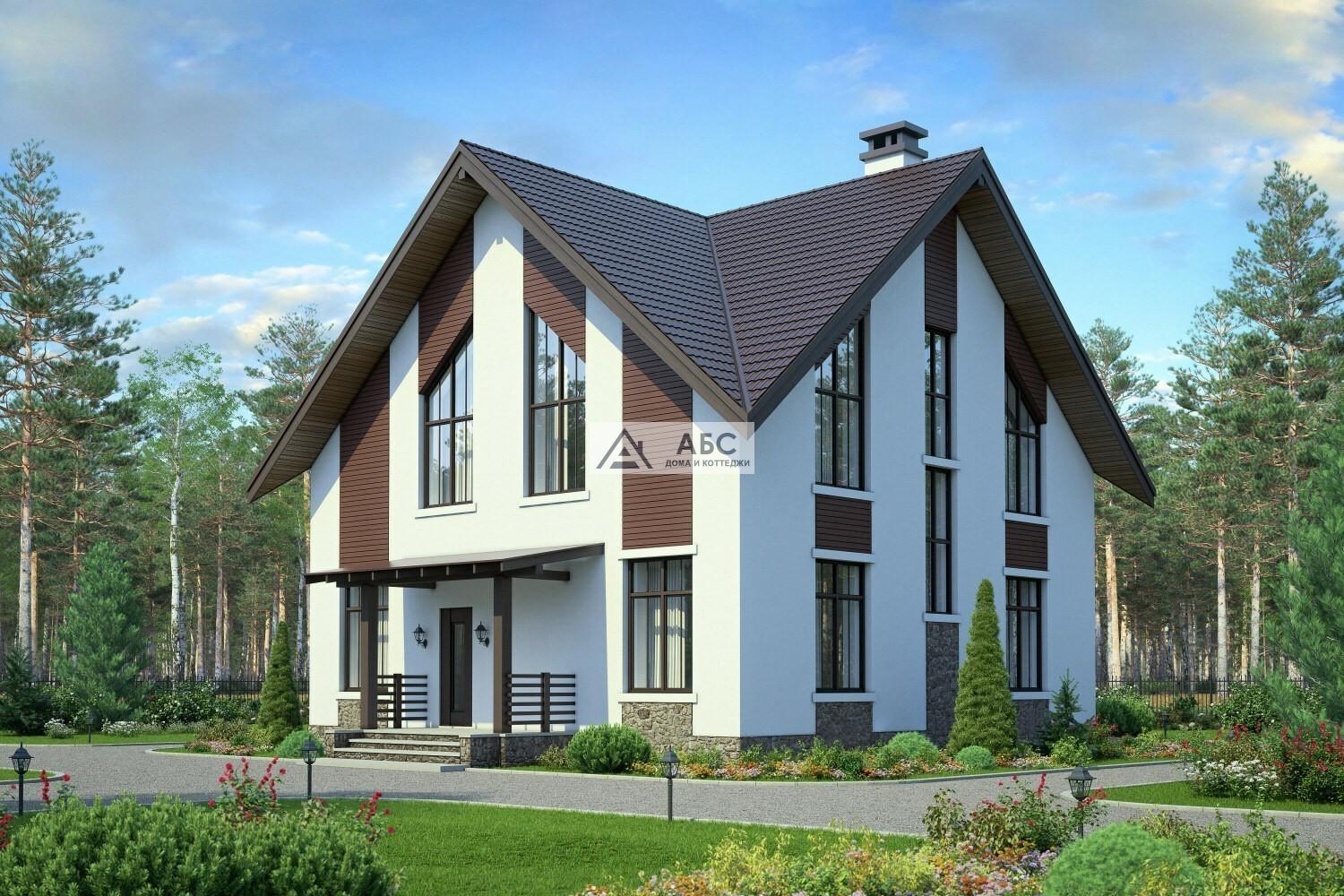 Дом с восьмискатной крышей