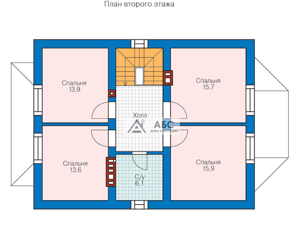 Планировка мансарды на 4 комнаты