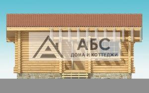 Проект одноэтажной бани «Капелька» из бревна - 6