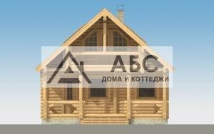 Проект одноэтажной бани «Омелла» из бревна - 6