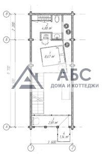 Проект двухэтажного бунгало «Бунгало 3» из бруса - 4