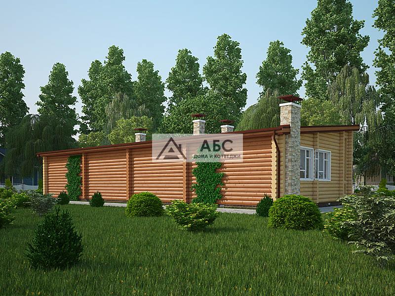 Проект одноэтажного дома «Ависсо» из бревна - 5