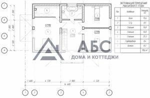 Проект двухэтажного коттеджа «Звенигород» из газобетона - 3