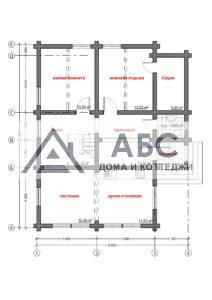 Проект одноэтажного дома «Селена» из бревна - 3