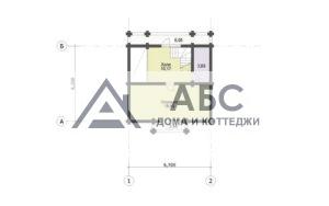 Проект одноэтажной бани «Смолка» из бревна - 4