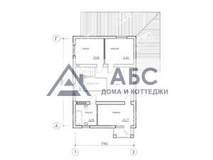 Проект двухэтажного коттеджа «Ксения» из газобетона - 4