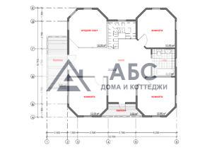 Проект двухэтажного дома «Жемчужина» из бруса - 4