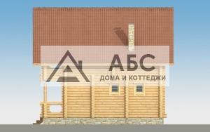 Проект одноэтажной бани «Русский пар» из бревна - 6