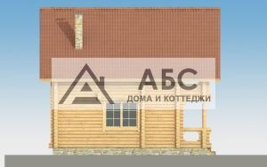 Проект одноэтажной бани «Русский пар» из бревна - 8