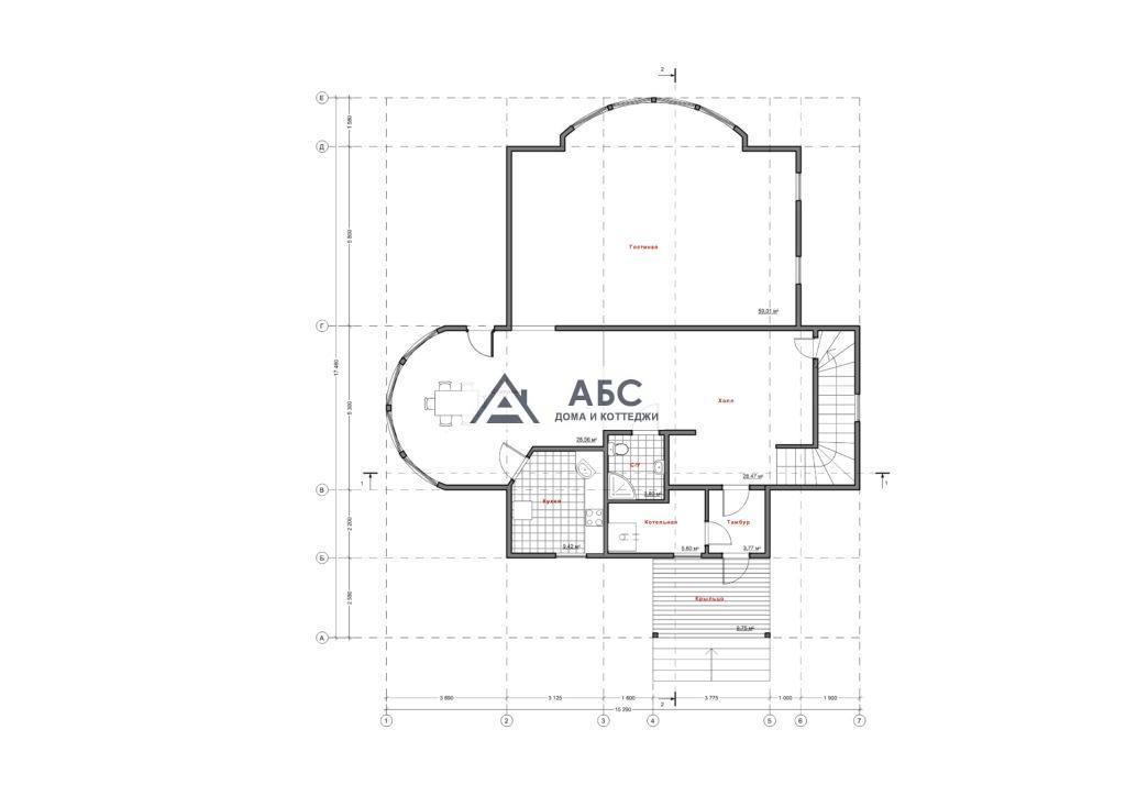 Проект одноэтажного каркасного дома «Сетебос» - 3