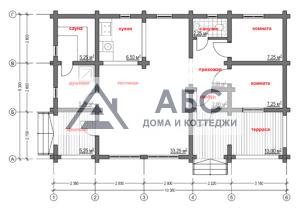 Проект одноэтажного дома «Айвенго» из бревна - 3