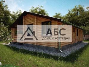 Проект одноэтажной бани - гостевого дома «Черномор» из бревна - 6
