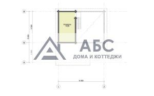 Проект одноэтажной бани «Омега» из бревна - 4