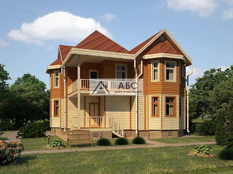 Проект двухэтажного дома «Уголок-М4» из бруса - 6