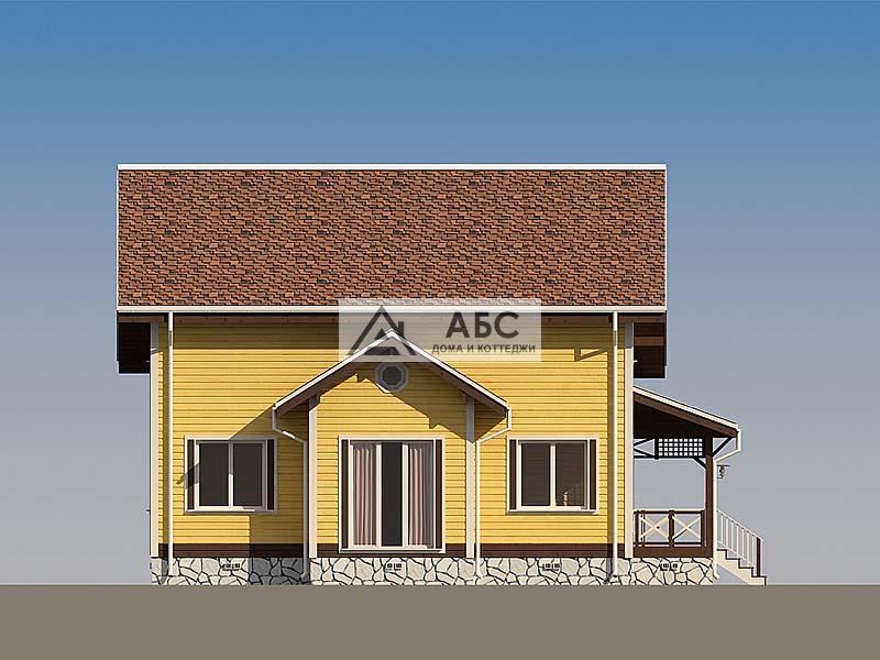 Проект одноэтажного дома «Осенний вальс» из бруса - 10