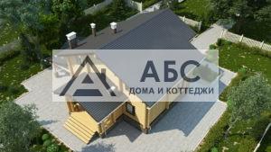 Проект одноэтажного дома «Есеник-2» из бревна - 14